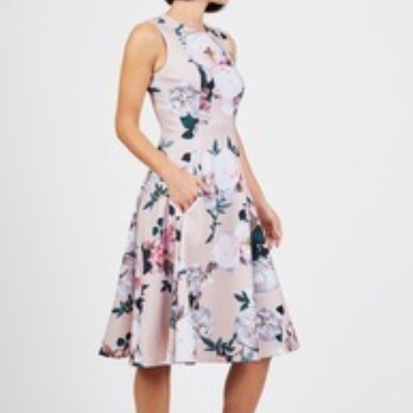 Calvin Klein Floral Midi Dress - Picture 3 of 3